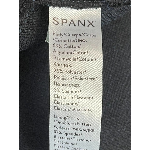 Spanx Jeans Adult Small Blue Jean-ish Ankle Leggings Pull On Stretch Womens - Picture 9 of 13